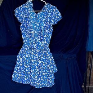 Blue shorts dress